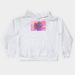 Plant with Flowers Illustration Kids Hoodie